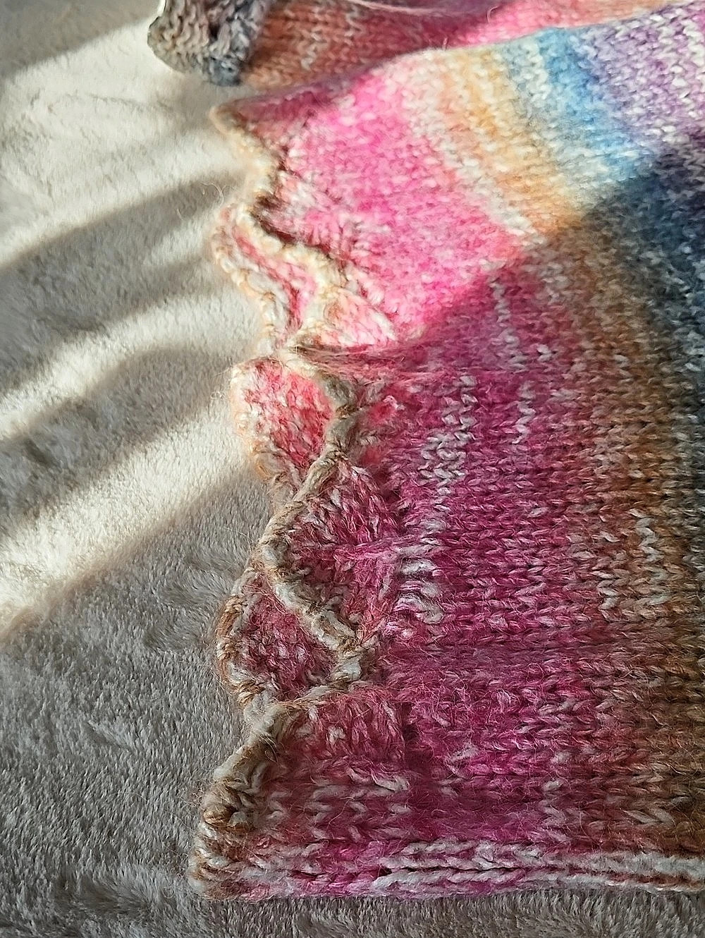 Striped Multi-Colored Knit Sweater - Picture 6 of 10
